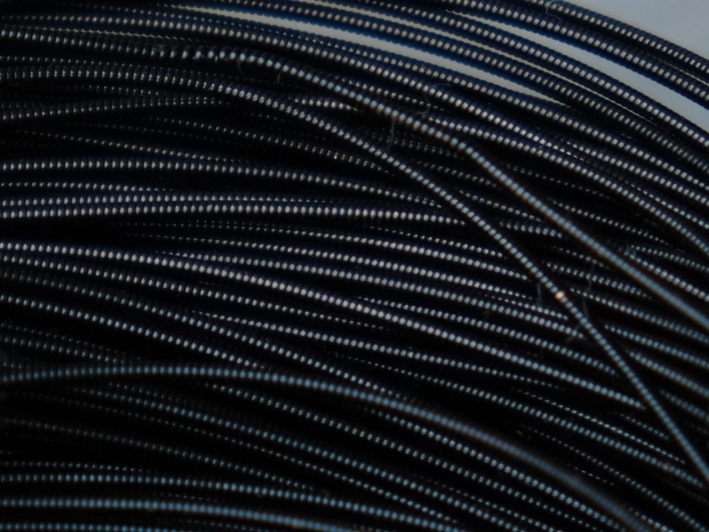 Kieta kanitelė 1mm 10g (juoda) 1443