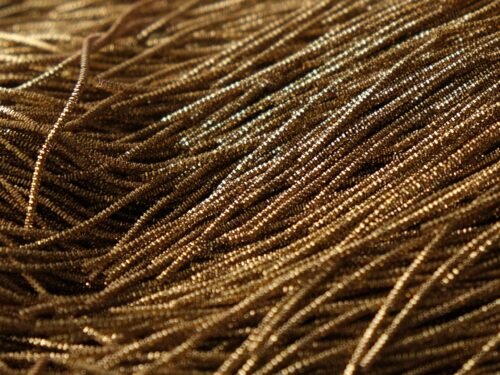 Faktūrinė minkšta kanitelė  1,5mm 10g (bronza) 031