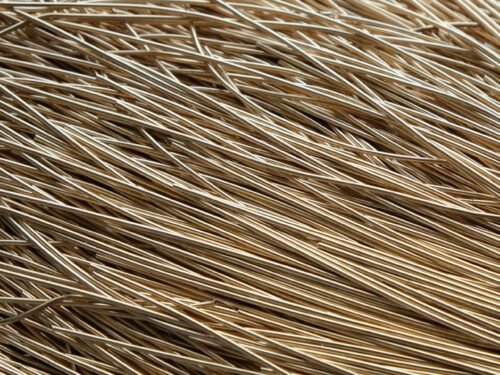 Minkšta lygi kanitelė 1mm 10g (auksas) 007