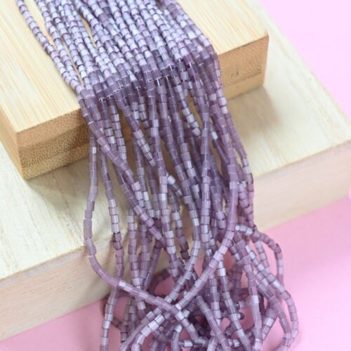 2 Cut Beads Satin Parma 25041 (violetinė)