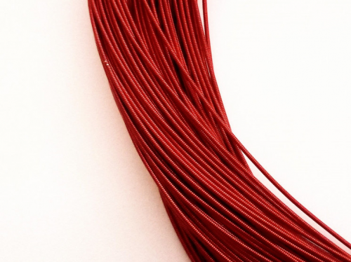 Kieta kanitelė 1mm 10g (raudona) 151