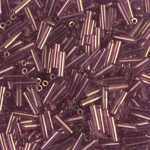 Biseris Miyuki vamzdeliai Cinnamon Gold Luster (violetinė) 2441