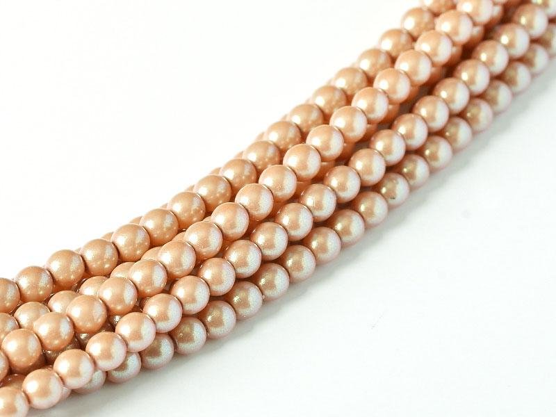 Glass Pearl Shell 3 mm Himalayan Salt 30004