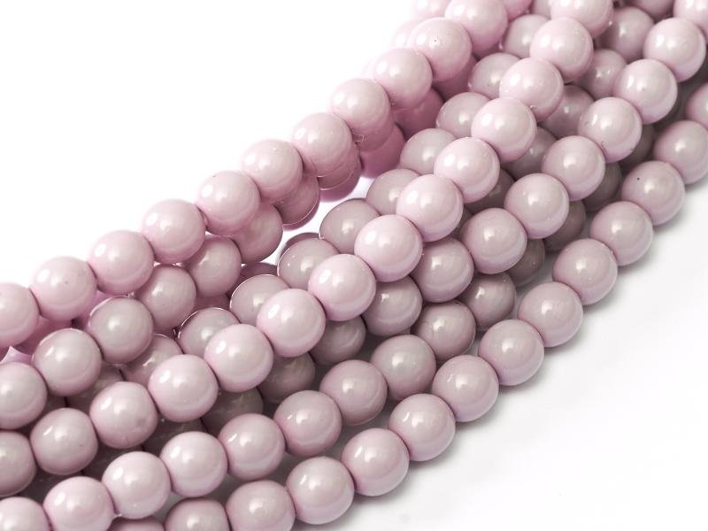Glass Pearls Shiny 3 mm Lilac 48224
