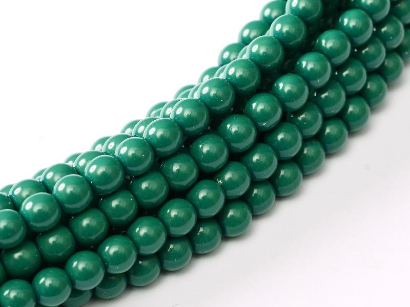 Glass Pearls Shiny 3 mm Green Jade 48585