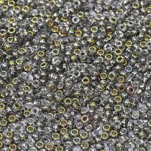 Biseris Seed Beads 11/0 Crystal Vitrail (pilka) 55008