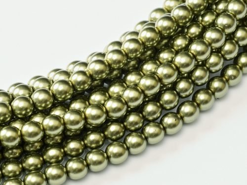 Karoliukai Shiny 3 mm Light Green (žalia) 10272