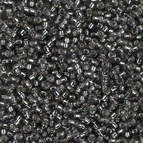 miyuki Seed Beads 11/0 Silver Lined Grey (pilka) 021