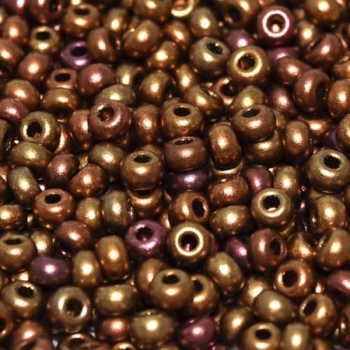 Biseris Seed Beads 11/0 Metallic Mix (bronza) 01610