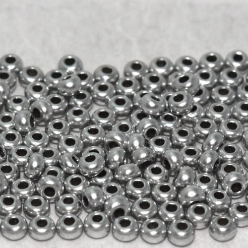 Biseris Seed Beads 11/0 Aluminium Silver