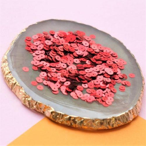 Žvyneliai Langlois Martin 4mm Metallic Mat (raudona) p4-10.006