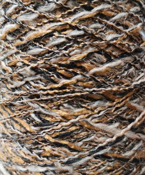 Dekoratyviniai siūlai Black Copper Pink Twist thread