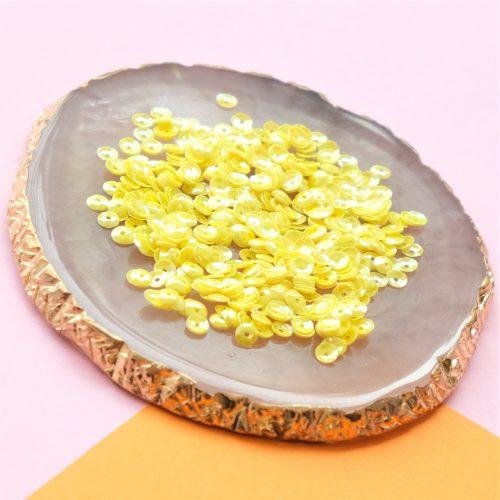 Žvyneliai Langlois Martin 4mm Cup (geltona) c4-5056