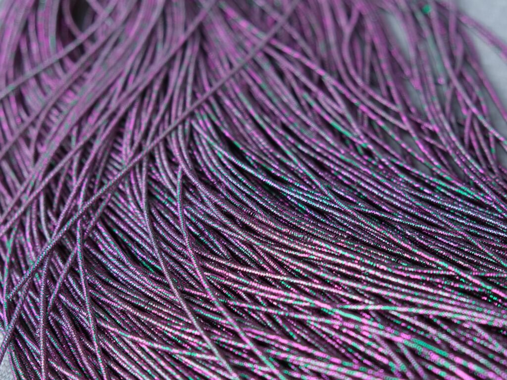 Faktūrinė minkšta kanitelė  1,6mm 10g (violetinė) 755