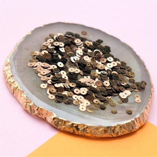 Žvyneliai Langlois Martin 4mm (ruda) p4-2530