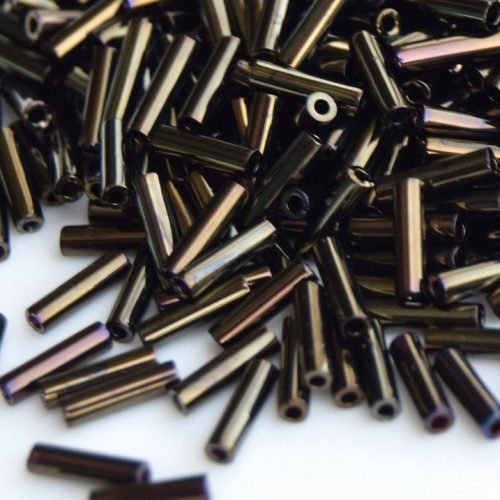 Biseris Miyuki vamzdeliai Metallic Brown Iris (ruda) 458