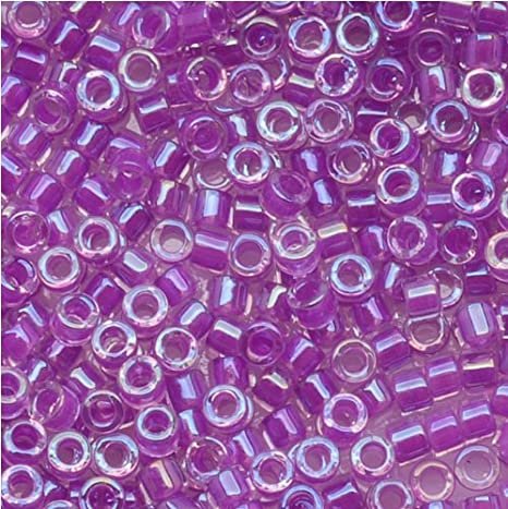 Biseris Delica 11/0 Lined Lilac AB (violetinė) DB0073