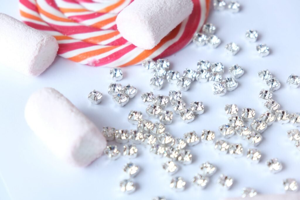 Preciosa Chaton MAXIMA SS29 (6.2mm) Crystal - padengta sidabru (8 vnt) - balta