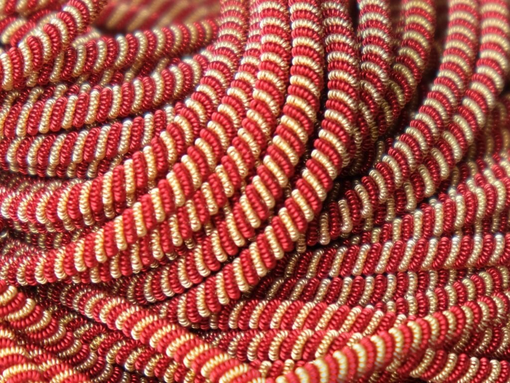 Faktūrinė minkšta kanitelė  3,5mm 10g (raudona) 758