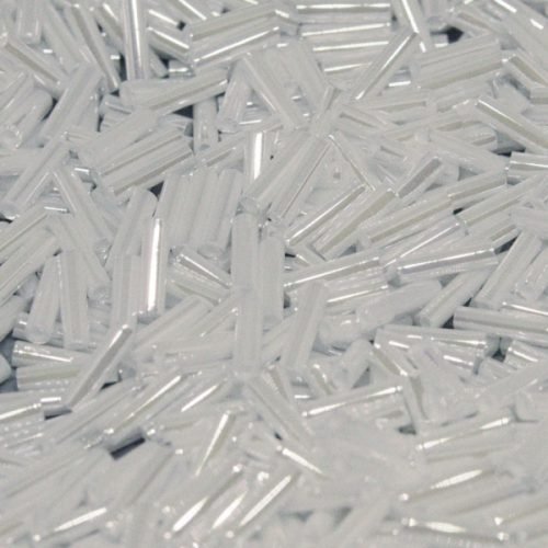 Miyuki bugles White Pearl Ceylon 0420