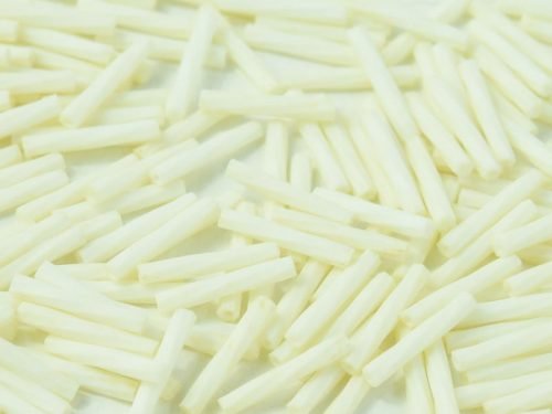 Biseris Miyuki Twist Matted Opaque Cream (pieno balta) 2021