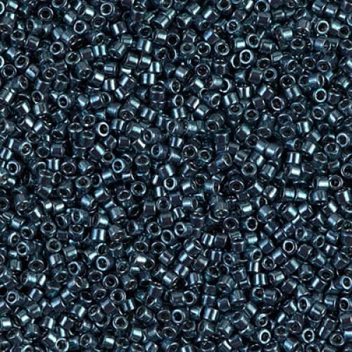 Biseris Delica 11/0 Galvanized Dark Steel Blue (mėlyna) DB0451