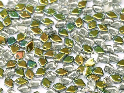 Karoliukai Dragon® Scale Bead 1,5 x 5 mm Crystal Vitrail 28101