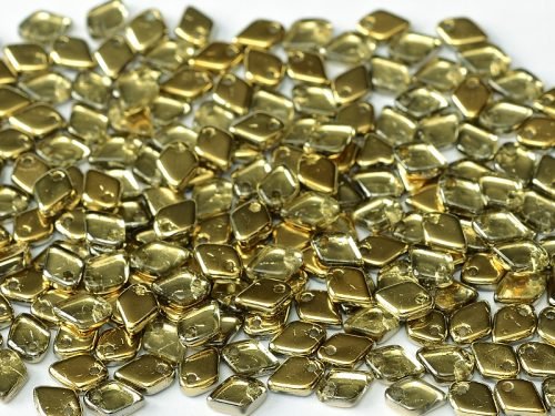 Karoliukai Dragon® Scale Bead 1,5 x 5 mm Crystal Amber (auksas) 26441