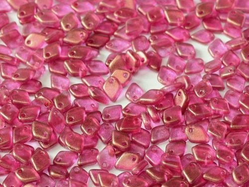 Karoliukai Dragon® Scale Bead 1,5 x 5 mm Crystal GT French Rose (rožinė) 29260