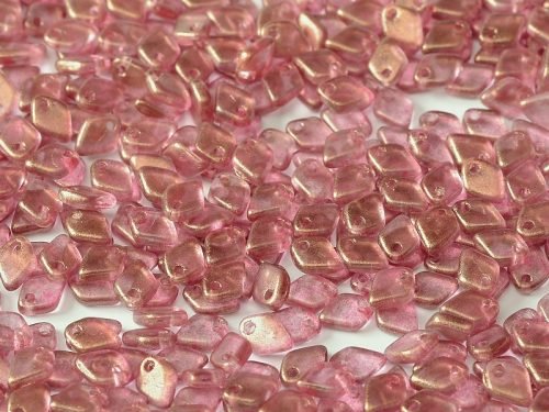 Karoliukai Dragon® Scale Bead 1,5 x 5 mm Crystal GT Persian Pink (rožinė) 29259