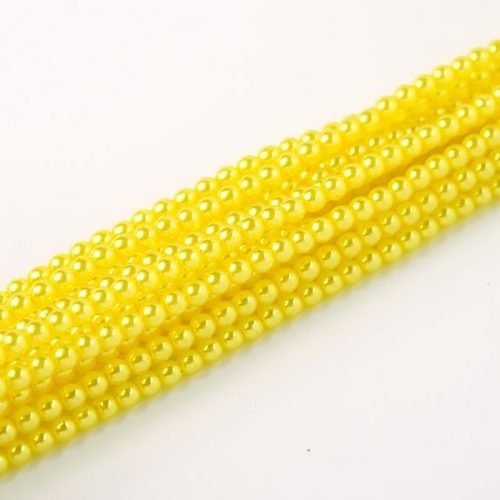 Glass Pearl Crystal 2 mm Crystal 63819