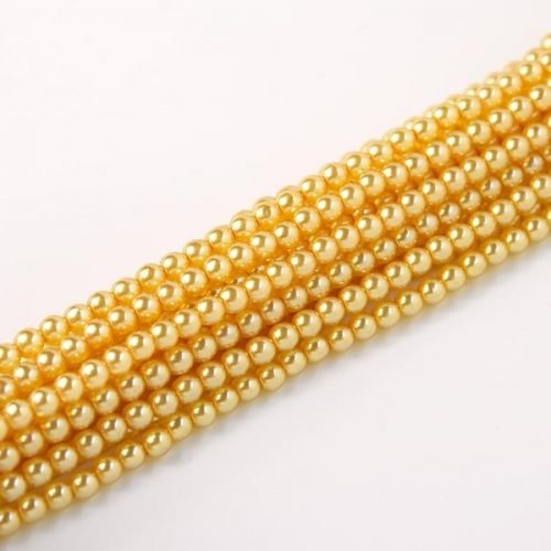 Karoliukai Pearl Crystal 2 mm Crystal 63861 (geltona)