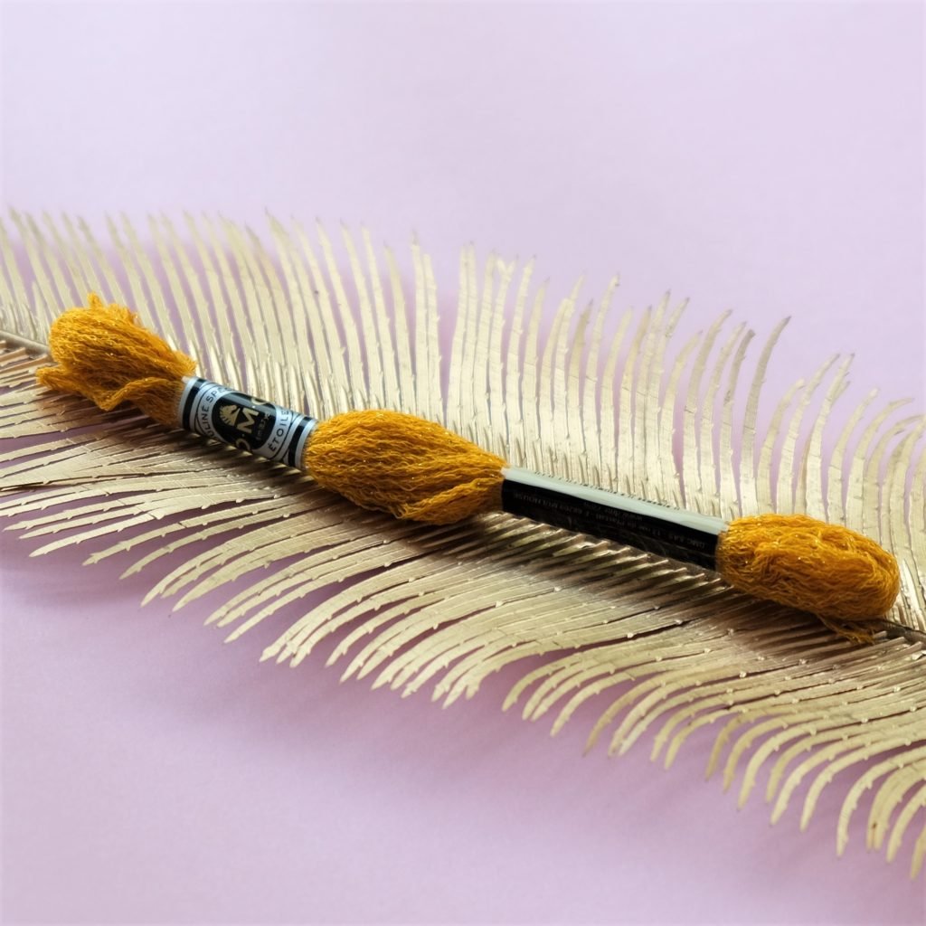 Mouliné Étoile siuvinėjimo siūlai (oranžinė) C972