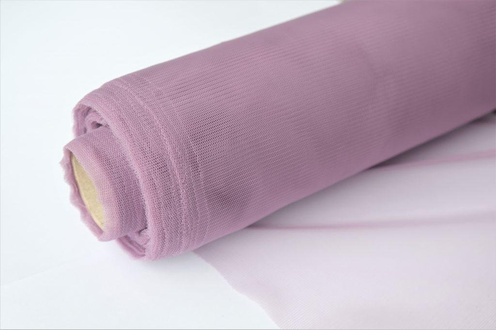 Italian embroidery tulle for embroidery and apparel (purple)