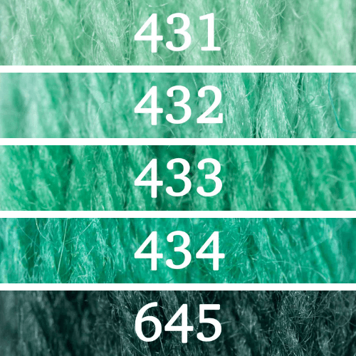 Appletons Wool vilnoniai siuvinėjimo siūlai (žalia)