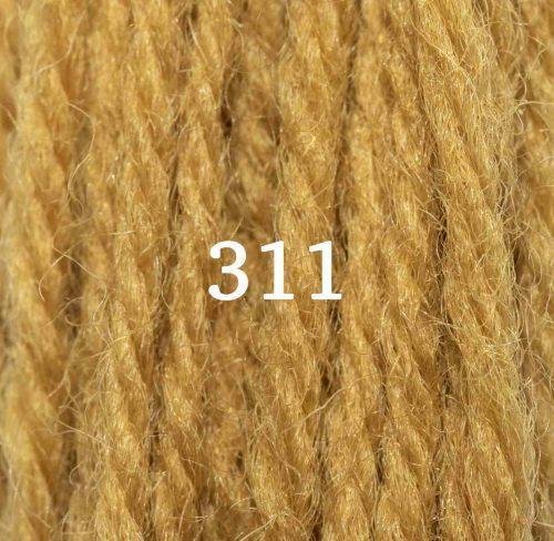 Appletons Wool vilnoniai siuvinėjimo siūlai (geltona) - Image 2