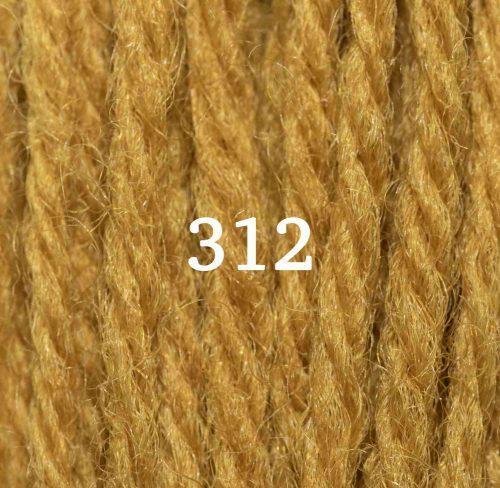 Appletons Wool vilnoniai siuvinėjimo siūlai (geltona) - Image 3