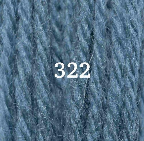 Appletons Wool vilnoniai siuvinėjimo siūlai (mėlyna) - Image 3