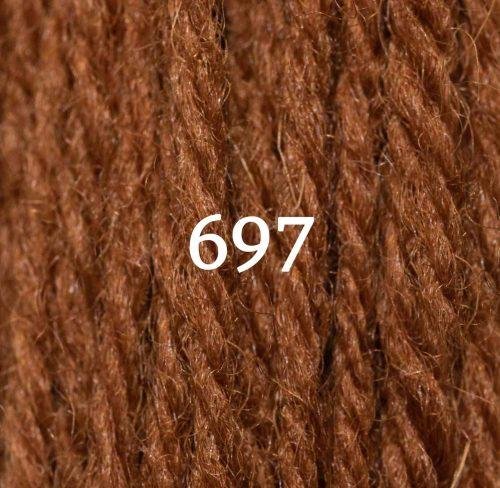 Appletons Wool vilnoniai siuvinėjimo siūlai (ruda) - Image 3