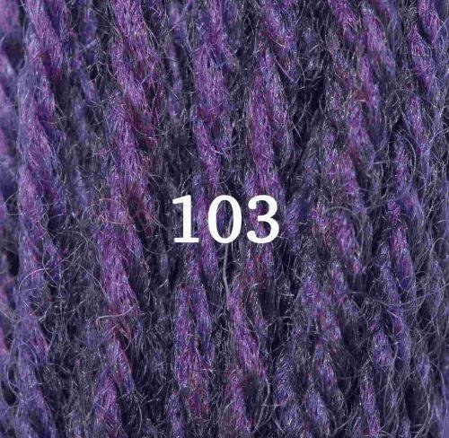 Appletons Wool vilnoniai siuvinėjimo siūlai (violetinė) - Image 2