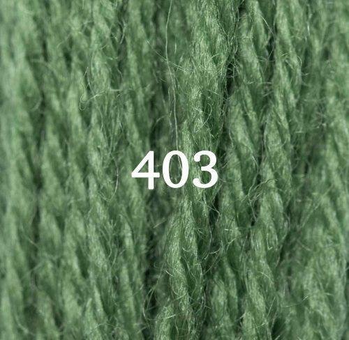 Appletons Wool vilnoniai siuvinėjimo siūlai (žalia) - Image 5
