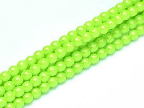 Karoliukai Pearl Shell 2 mm Chartreuse 30022 (žalia)