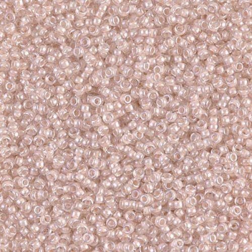 Biseris Seed Beads 15/0 Blush Lined Crystal (rožinė) 0215