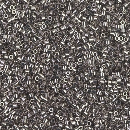 Biseris Delica 15/0 Nickel Plated (pilka) DBS0021