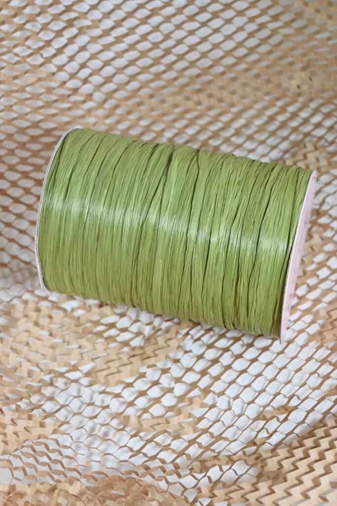 rafija siuvinėjimui olive