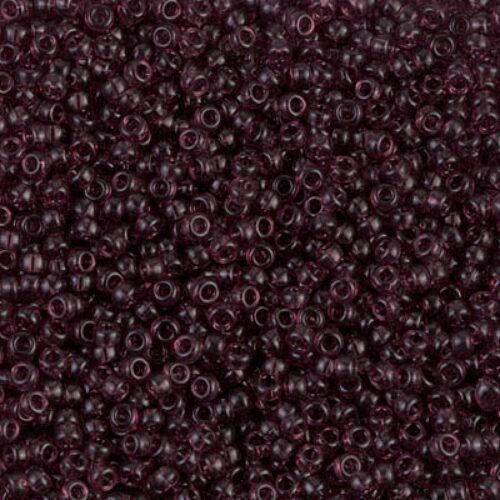 Miyuki Seed Beads 11/0 Dark Smoky Amethyst 0153 (violetinė)