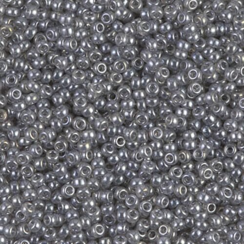 Miyuki Seed Beads 11/0 Silver Grey Luster 0368 (pilka)