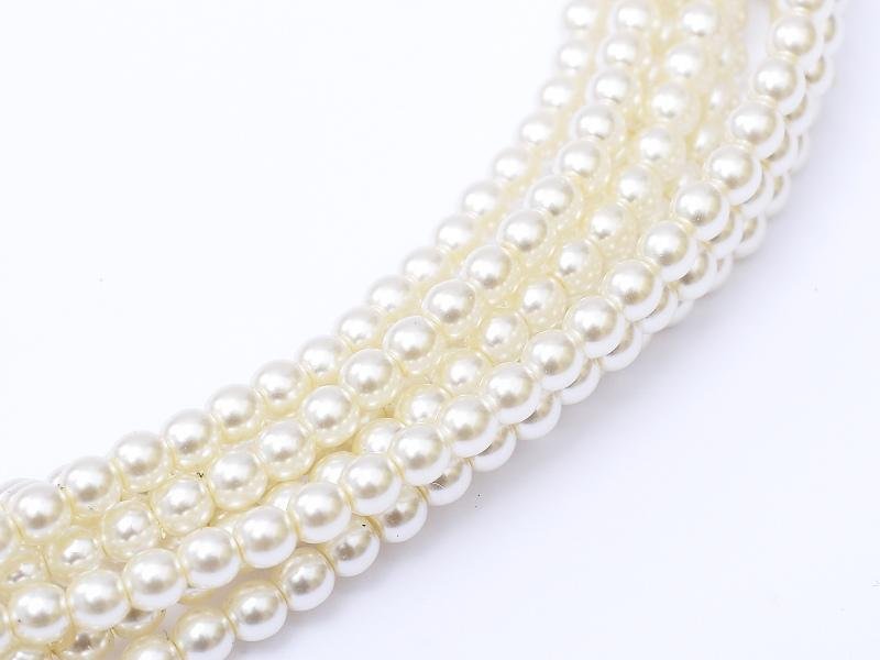 Karoliukai Glass Pearls Shiny 3 mm 10000