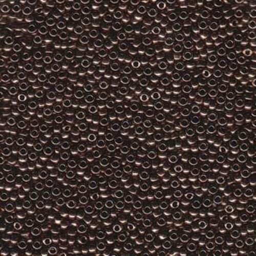 Miyuki Seed Beads 11/0 Metallic Chocolate 0461 (ruda)