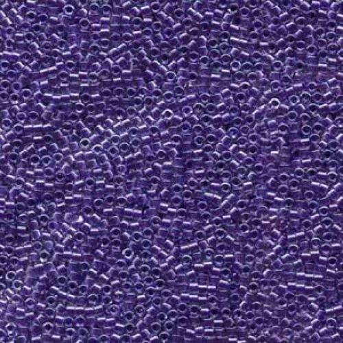 Miyuki Delica 11/0 Sparkling Violet Lined Crystal (violetinė) DB0923